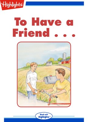 cover image of To Have a Friend